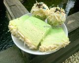 Foto langkah ke 11 dari resep Bolu pandan keju kukus.