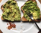 A picture of step 3 of Breakfast Chilli, Avocado, Marmite on Toast.