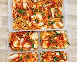 Hình bước làm 1 của món Cách nấu canh kim chi đơn giản