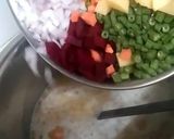 A picture of step 8 of Proso Millet Bisibelle.