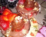 صورة لخطوة 2 من وصفة تحلية الغابة السوداء بالفرولة🍓😋🤗