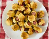 Foto del paso 5 de la receta: Panchitos o salchichas envueltas 🌭