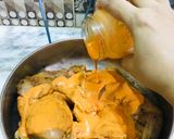 A picture of step 6 of Peri peri sauce with tomato.