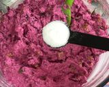 A picture of step 7 of Beetroot and Walnut Paniyarams.