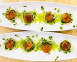 Hình bước làm 7 của món Còi Sò Điệp Áp Chảo - Sốt Chimichurri
