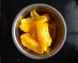 A picture of step 1 of Jackfruit Kheer.