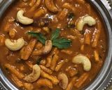A picture of step 12 of Kaju gathiya ki sabzi.