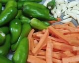 A picture of step 3 of Mango mix achar.