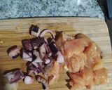 Foto del paso 3 de la receta: Pollo con pulpo sancocho