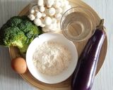 Gambar langkah 1 resipi Sayur Celup Tepung.