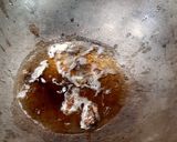 A picture of step 3 of Mutton Rogan Josh (Mutton in Kashmiri style).