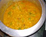 A picture of step 3 of Chana dal.