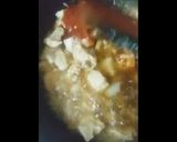 A picture of step 8 of Singaporean rice.