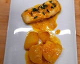 Foto del paso 10 de la receta: Merluza a la miel con reducción de naranja