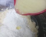 A picture of step 3 of Pinacolada cake.