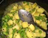 A picture of step 1 of Aalu beans ki sabji.