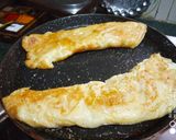 A picture of step 2 of Egg Omelette Curry.
