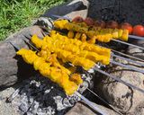 عکس مرحله 5 از دستور جوجه کباب خردلی (Mustard chicken kebab)