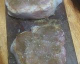Foto del paso 4 de la receta: Lomo de cerdo al verdeo, a caballo y gratinado con rusa original