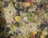 A picture of step 5 of Veg fried rice (my style).