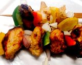 A picture of step 4 of Keto Chicken Malai kebab.