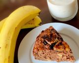 Hình bước làm 3 của món Bánh chuối yến mạch socola (healthy)