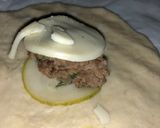 A picture of step 11 of Burger stuffed potatoes bread.