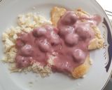 Sült csirkemell meggyszószos grízzel, glutén- és tejmentesen recept fázis 3 fotója