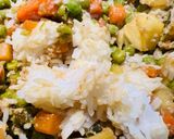A picture of step 5 of Pineapple Jasmine Rice.