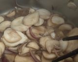 Hình bước làm 2 của món Canh bông hẹ Miso (ngày 5)