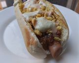 Foto del paso 8 de la receta: Perritos🧀calientes🍍a mi estilo🥯🌭