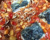 Foto del paso 4 de la receta 1. Bacalao fresco con anguriñas en salsita (principal pescado)