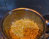 Foto langkah ke 1 dari resep Bubur Jagung Sagu Mutiara.