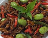 Foto langkah ke 4 dari resep Oseng Teri Tempe Pedas.