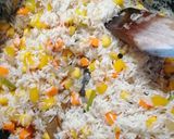 A picture of step 4 of Sweet Corn pulao.