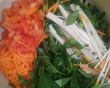 Foto langkah ke 2 dari resep Pepes Tahu Sayur Jamur Enoki.