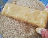 A picture of step 3 of Cretan Graviera Saganaki (Plain and with Sesame).