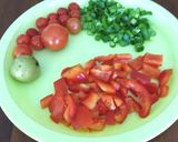 A picture of step 2 of Fried Fish with side dish.