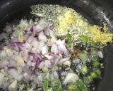 A picture of step 4 of Stuffed mushroom baingan masala.