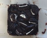 A picture of step 9 of 1-Minute Microwave Rich Oreo Brownies.