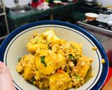 Foto langkah ke 4 dari resep Tofu bumbu telor asin.