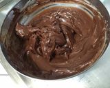 Une image de l'étape 8 de Charlotte aux deux chocolats, liqueur de vanille et mascarpone.