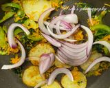 A picture of step 6 of Keema Veggies loaded Frittata.