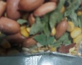 A picture of step 1 of Puliyogare.