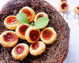 Hình bước làm 2 của món Bánh quy nhân mứt trái cây