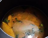 A picture of step 4 of Peas Pulao in pressure cooker.
