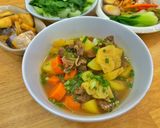 Hình bước làm 3 của món Canh Gân Bò