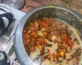 A picture of step 6 of Sindhi style pulav.