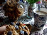 Galletas de avena y chips de chocolate