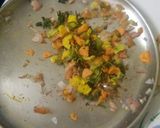 A picture of step 1 of Masala papad.